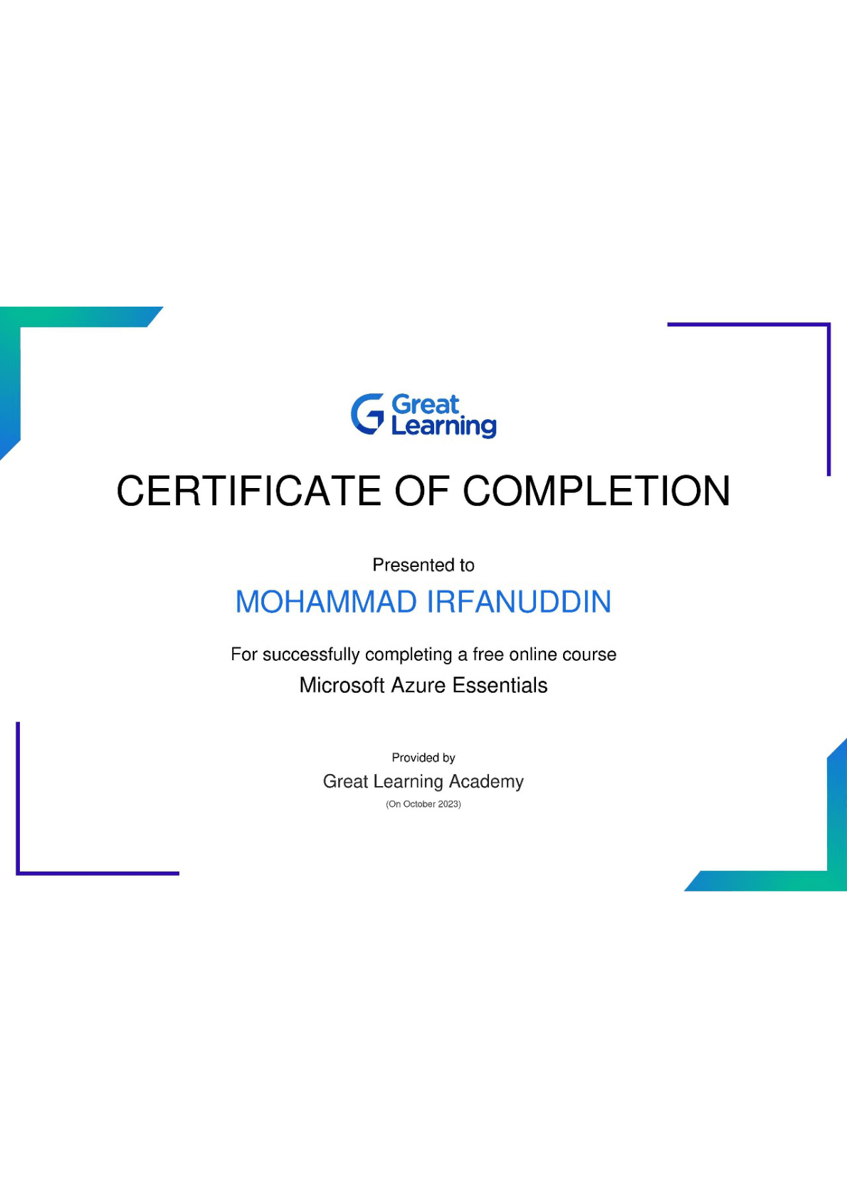 Microsoft Azure Essentials